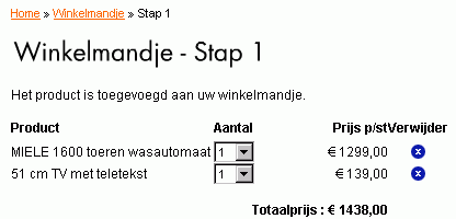 winkelmandje